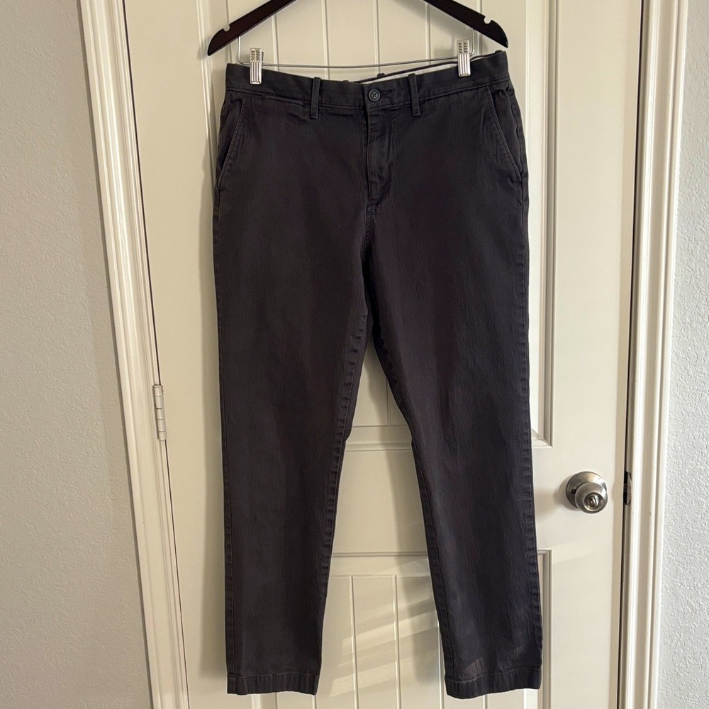 J. Crew Factory Men's Charcoal Chinos